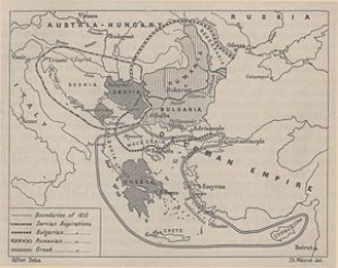 Карта из првог српског устанка